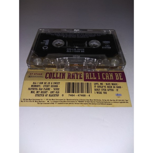 Collin Rhea / All I Can Be / Cassette Tape Country Music Artist - Picture 2 of 3